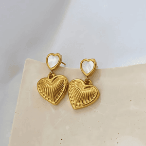 heart earrings