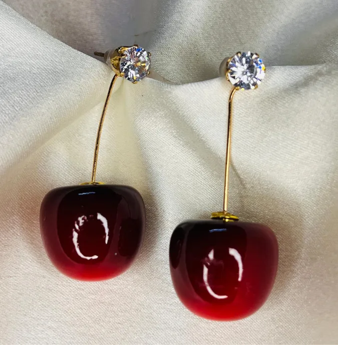 Cherry earrings