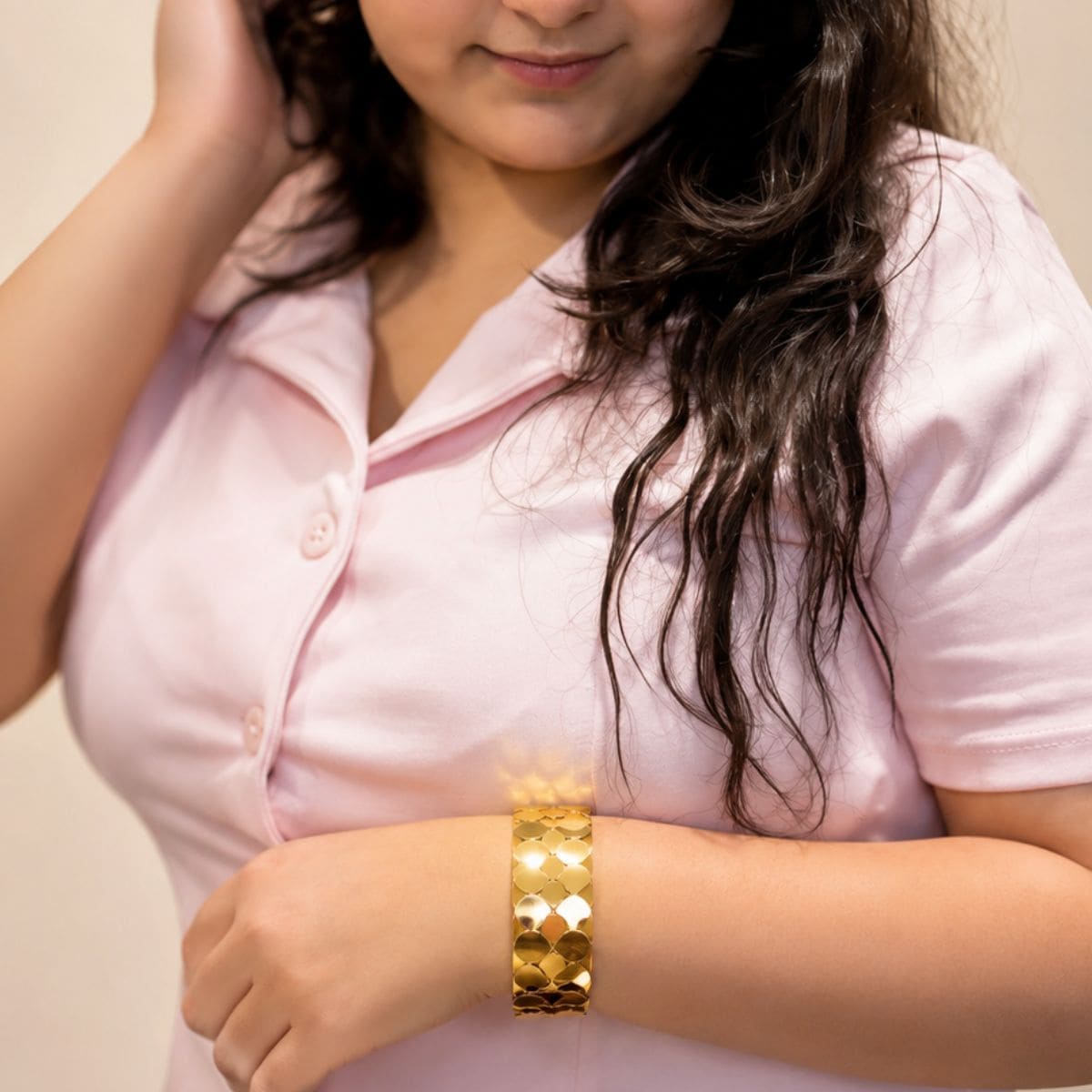 Gold Cuff Bracelet