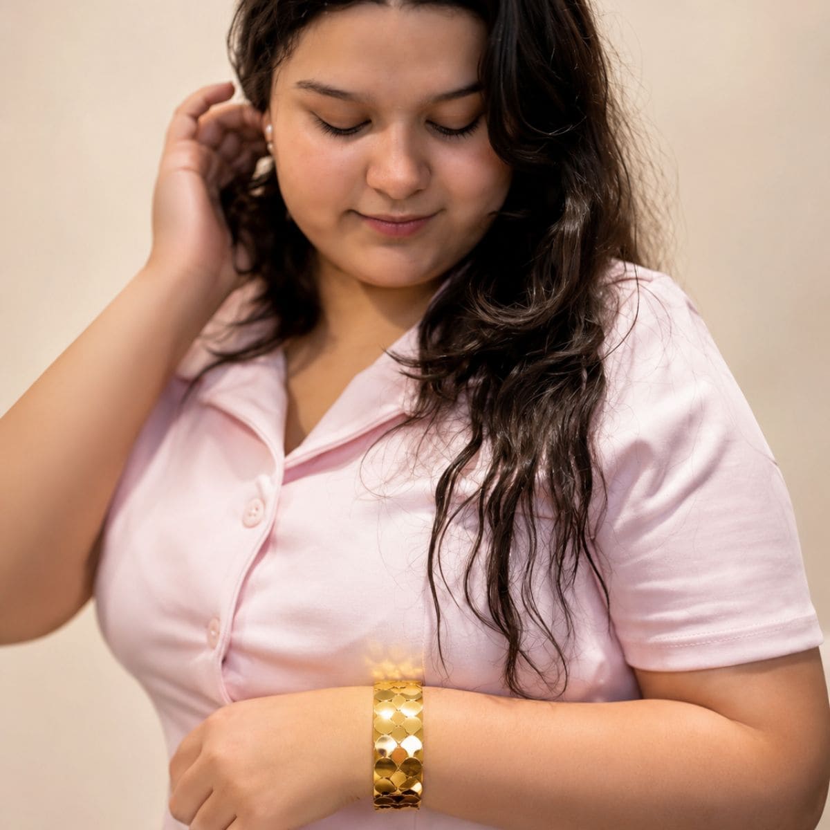 Gold Cuff Bracelet