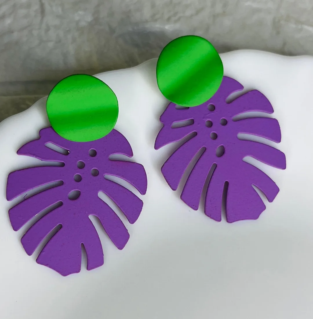 Palm Leaf Earrings