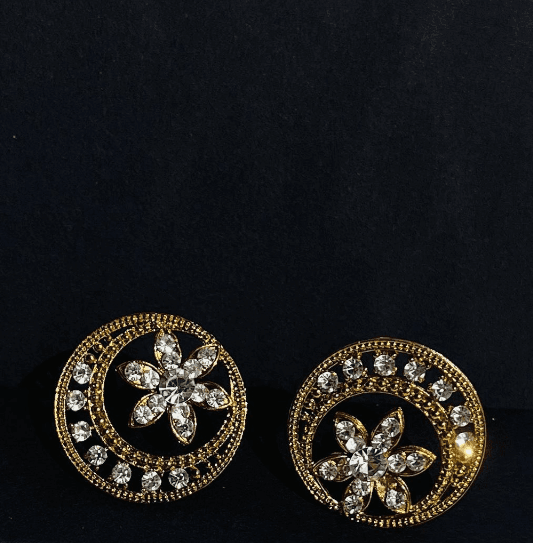 Flower Contemporary Earrings