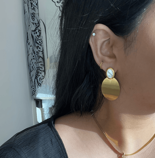 Vintage Oval earrings