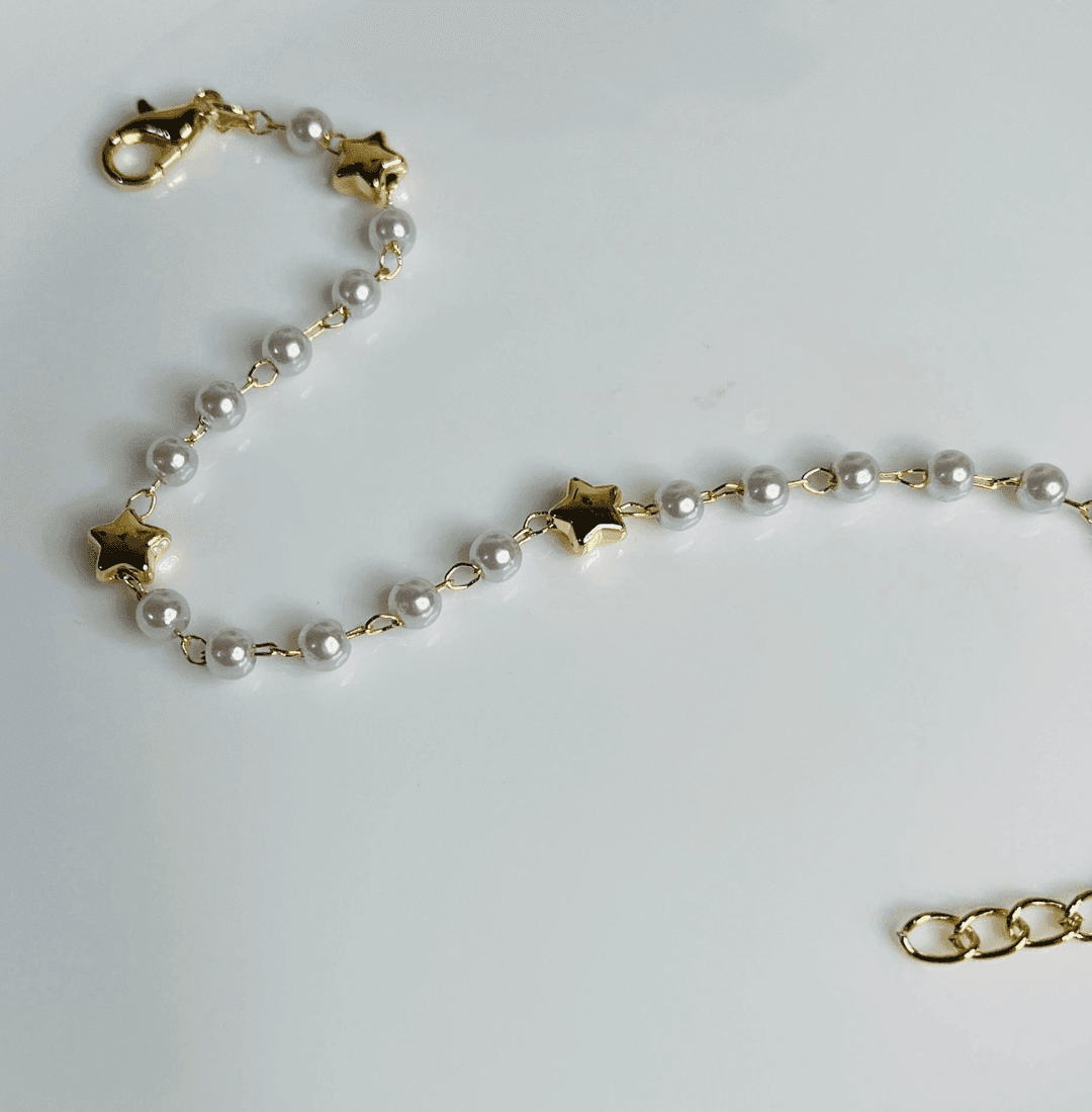Pearl Gold Bracelet