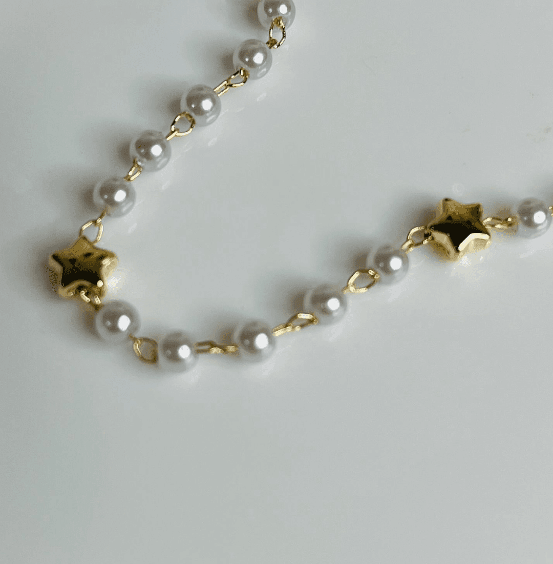 Pearl Gold Bracelet