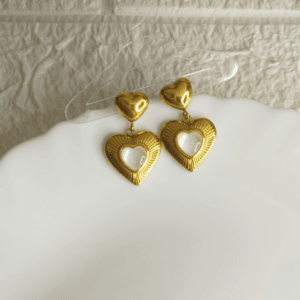 heart earrings