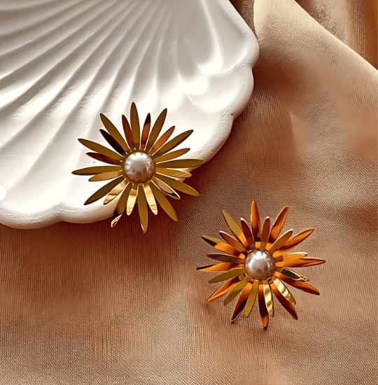 Star Pearl Earrings