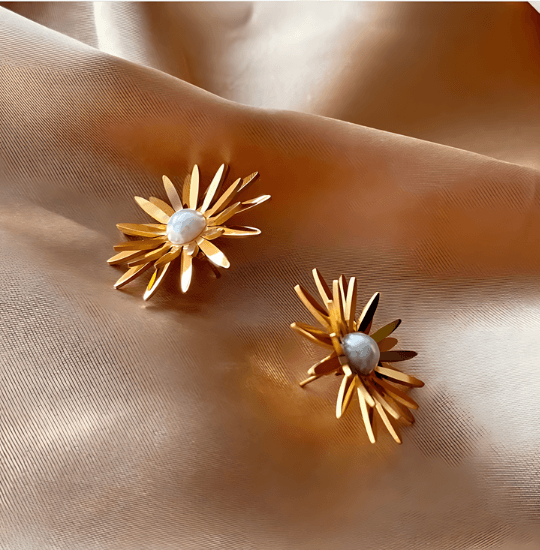 Star Pearl Earrings