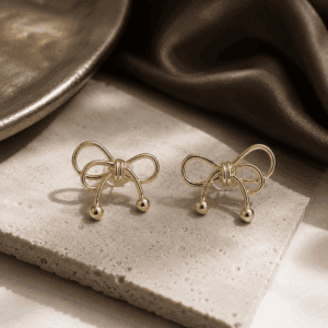 Bow earrings